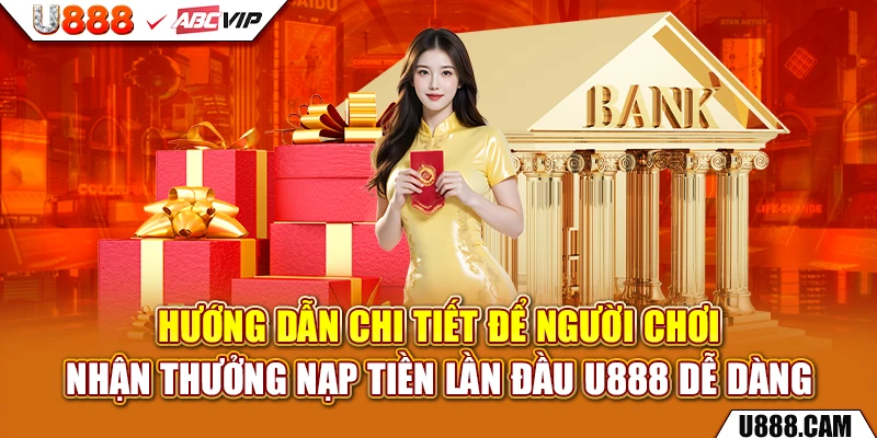 Hướng dẫn chi tiết để người chơi nhận thưởng nạp tiền lần đầu U888 dễ dàng